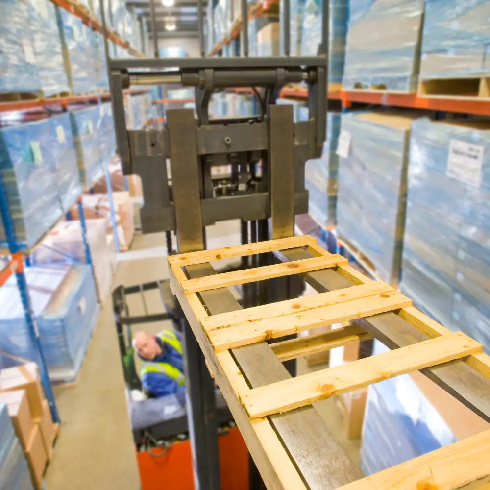 A cross dock warehouse