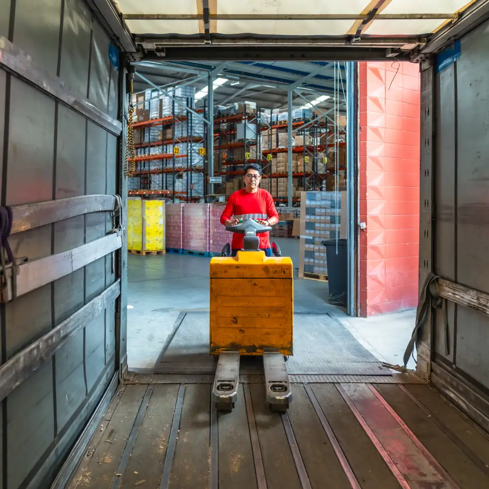 container trailer loading dock